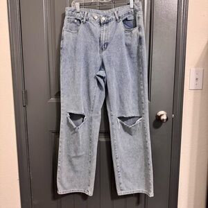 NV Felix Classic Light Blue Distressed Women's Jeans